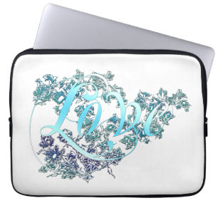 Housse Pour Ordinateur Portable Love n Flowers