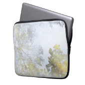 Housse Pour Ordinateur Portable Lueur dorée à larges feuilles (devant gauche)