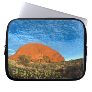 Housse Pour Ordinateur Portable Lueur rouge de la célèbre Ayers Rock dans l'Outbac