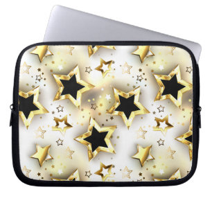 Housse Pour Ordinateur Portable Lumière transparente avec étoiles or
