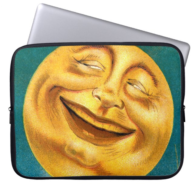 Housse Pour Ordinateur Portable Lune de Halloween (Devant)