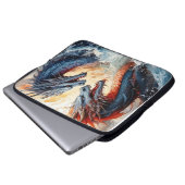 Housse Pour Ordinateur Portable Lutte contre les dragons (Devant bas)