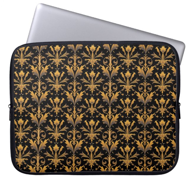 Housse Pour Ordinateur Portable Luxe doré (Devant)