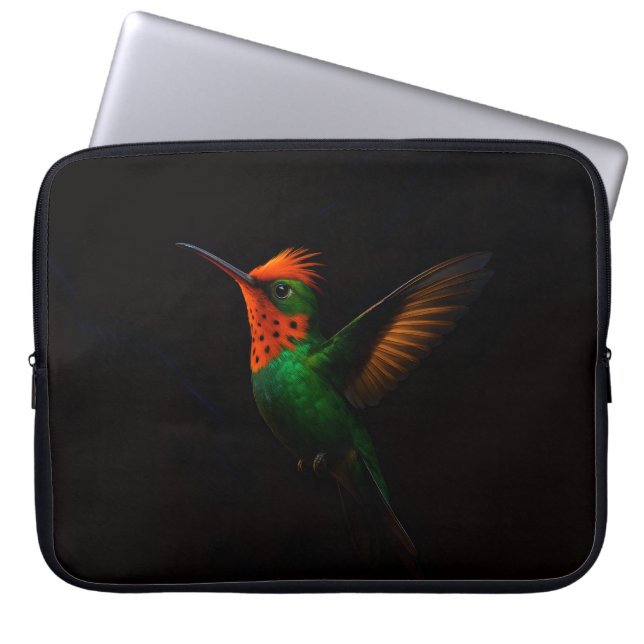 Housse pour ordinateur portable Luxe Noir 4, Coque (Devant)