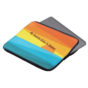 Housse Pour Ordinateur Portable Ma Couleur Préférée Est Coucher De Soleil