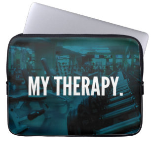 Housse Pour Ordinateur Portable MA THÉRAPIE - Exercice de musculation Motivation
