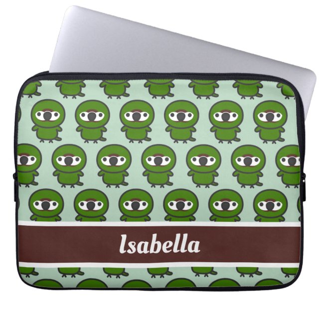 Housse Pour Ordinateur Portable Macaw à front de châtaignier (Devant)