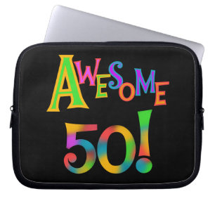 Housse Pour Ordinateur Portable Magnifique 50 T-shirts et cadeaux d'anniversaire