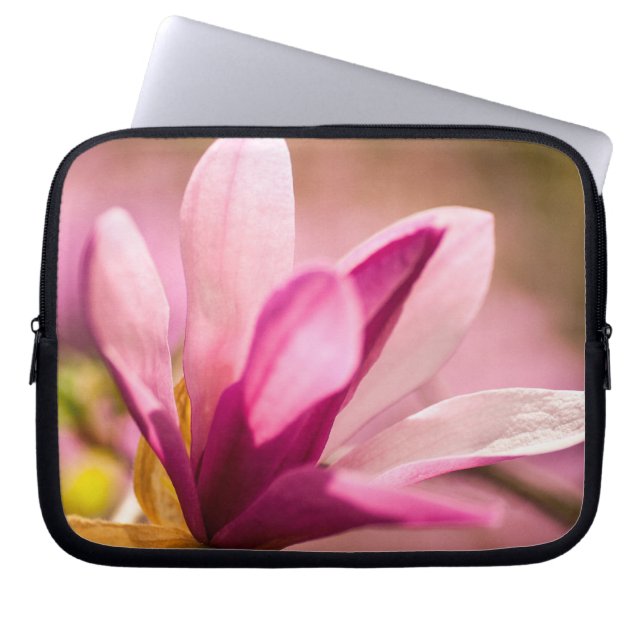 Housse Pour Ordinateur Portable Magnolia rose (Devant)