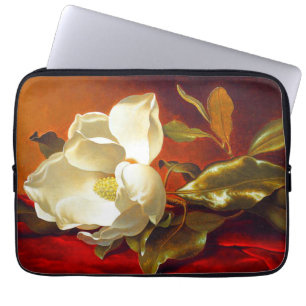 Housse Pour Ordinateur Portable Magnolia sur Red Velvet Martin Johnson Heade