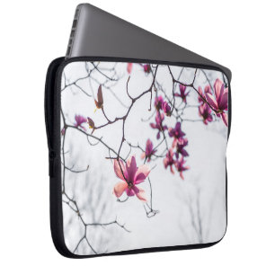Housse Pour Ordinateur Portable Magnolias roses