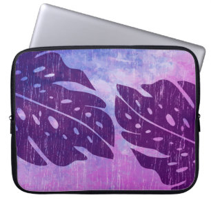 Housse Pour Ordinateur Portable Maikai Hawaiian Monstera Cravate feuille teint Wet