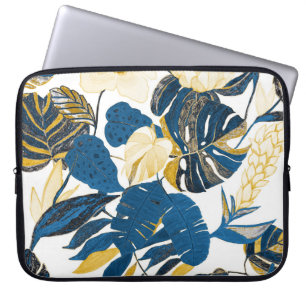 Housse Pour Ordinateur Portable Main Tropicale tirée : Motif créatif sans couture