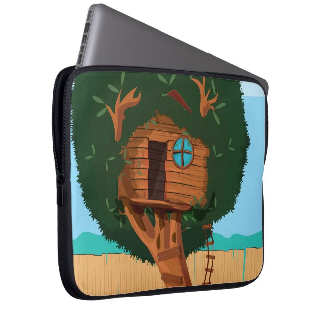 Housse Pour Ordinateur Portable Maison dans l'arbre (Devant droit)