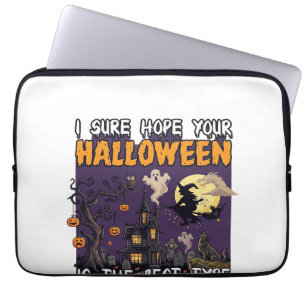 Housse Pour Ordinateur Portable Maison hantée de terreur d'Halloween Sorcière Fant