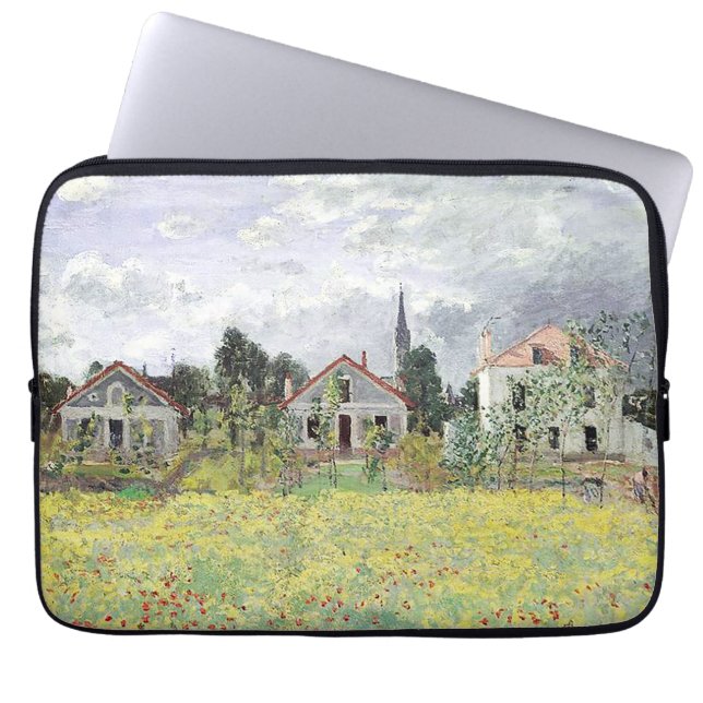 Housse Pour Ordinateur Portable Maisons à Argenteuil Claude Monet (Devant)