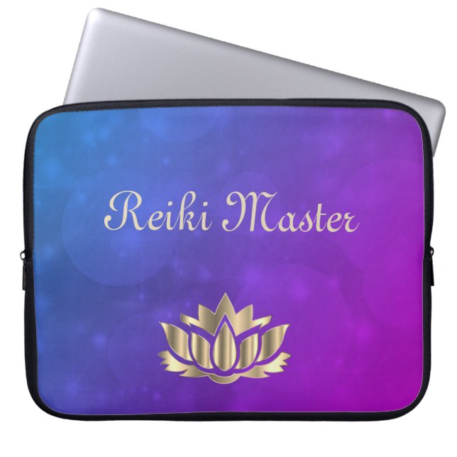 Housse Pour Ordinateur Portable Maître Reiki (Devant)