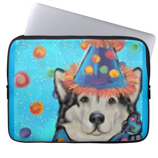 Housse Pour Ordinateur Portable Malamute d'Alaska (Devant)