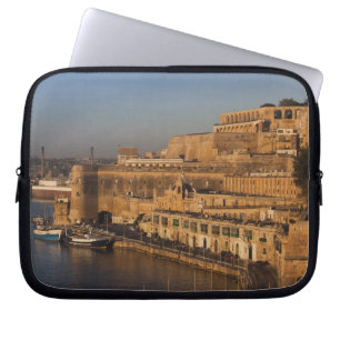 Housse Pour Ordinateur Portable Malte, La Valette, vue du port depuis Lower Barrak