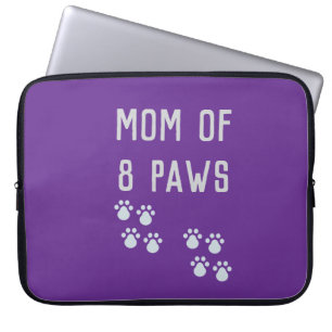 Housse Pour Ordinateur Portable Maman de 8 pattes