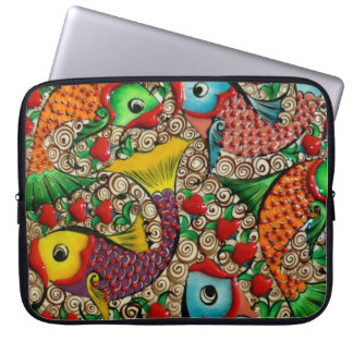Housse Pour Ordinateur Portable Manche de l'ordinateur portable à poisson coloré