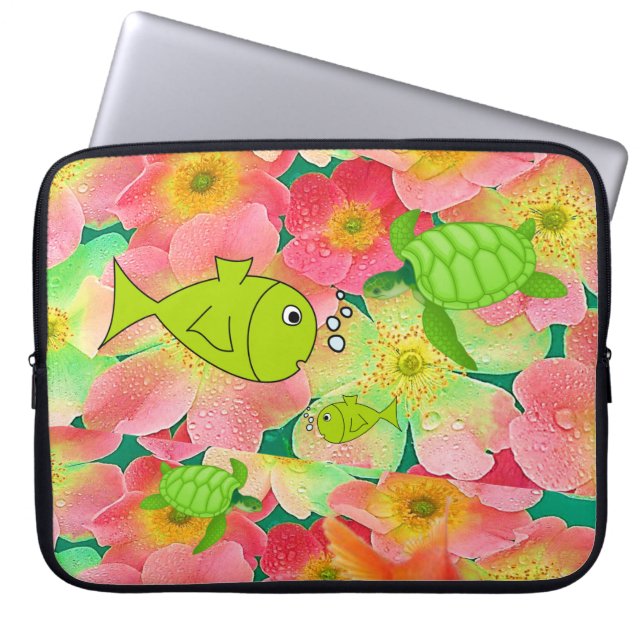 Housse Pour Ordinateur Portable Manche de poisson pour Ipad (Devant)