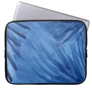 Housse Pour Ordinateur Portable Manche d'ordinateur portable Abstrait Blue Rays Wa