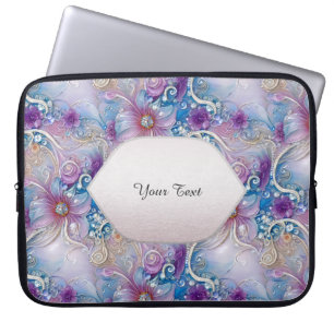 Housse Pour Ordinateur Portable Manche d'ordinateur portable coloré Floral Pearly