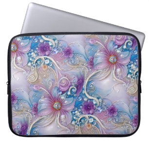 Housse Pour Ordinateur Portable Manche d'ordinateur portable coloré Floral Pearly