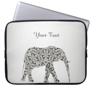 Housse Pour Ordinateur Portable Manche d'ordinateur portable éléphant décoratif