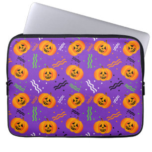 Housse Pour Ordinateur Portable Manche d'ordinateur portable Festive Jack-O'-Lante