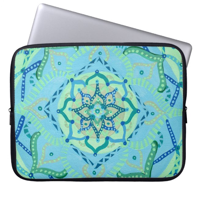 Housse Pour Ordinateur Portable Manche d'ordinateur portable Mandala (Devant)