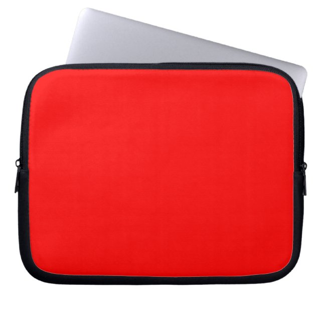 Housse Pour Ordinateur Portable Manche d'ordinateur portable rouge (Devant)