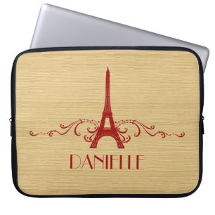 Housse Pour Ordinateur Portable Manche d'ordinateur portable rouge français