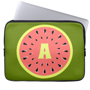 Housse Pour Ordinateur Portable Manche d'ordinateur portable Watermelon Pink Monog