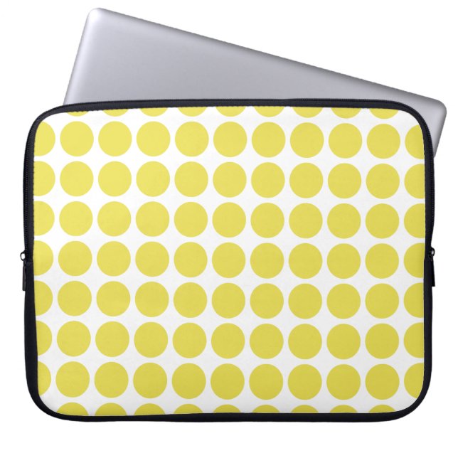 Housse Pour Ordinateur Portable Manche électronique Pois (Devant)
