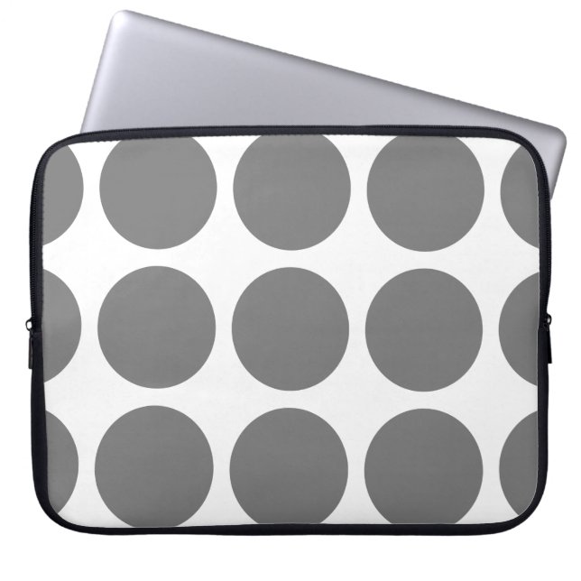 Housse Pour Ordinateur Portable Manche électronique Pois (Devant)