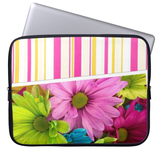Housse Pour Ordinateur Portable Manche florale pour Ipad (Devant)
