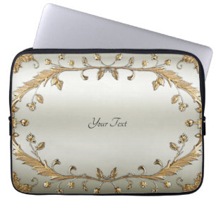 Housse Pour Ordinateur Portable Manche Ordinateur Portable Orné Or