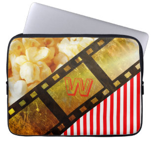 Housse Pour Ordinateur Portable Manche portable de 13 pouces Popcorn et bobine de