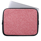 Housse Pour Ordinateur Portable manche portable pois rouge (Devant)