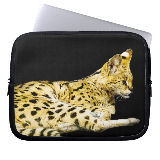 Housse Pour Ordinateur Portable Manche Portable Serval (Devant)