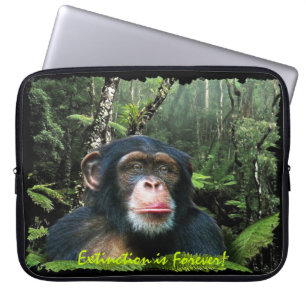 Housse Pour Ordinateur Portable Manche pour ordinateur portable africain Chimpanzé