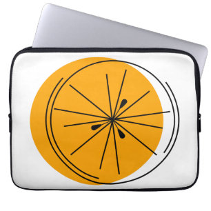 Housse Pour Ordinateur Portable Manche pour ordinateur portable Citrus Orange