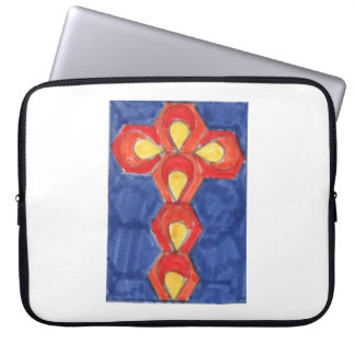 Housse Pour Ordinateur Portable Manche pour ordinateur portable Cross Motif Neoprè