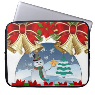 Housse Pour Ordinateur Portable Manche pour ordinateur portable de Noël en néoprèn