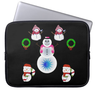 Housse Pour Ordinateur Portable Manche pour ordinateur portable de Noël en néoprèn