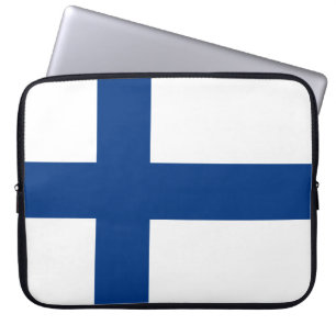 Housse Pour Ordinateur Portable Manche pour ordinateur portable Drapeau finlandais