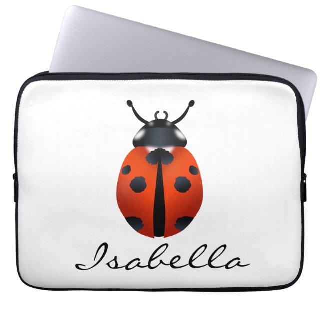 Housse Pour Ordinateur Portable Manche pour ordinateur portable Ladybugs (Devant)