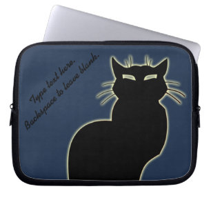 Housse Pour Ordinateur Portable Manche pour ordinateur portable pour chat noir Per